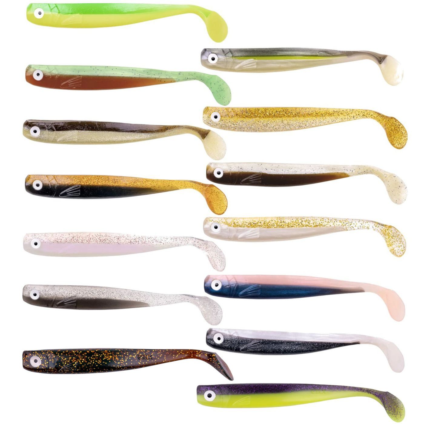 Zeck Fishing Kunstköder ZANDER Gummi 16cm Fire Perch 2 pcs