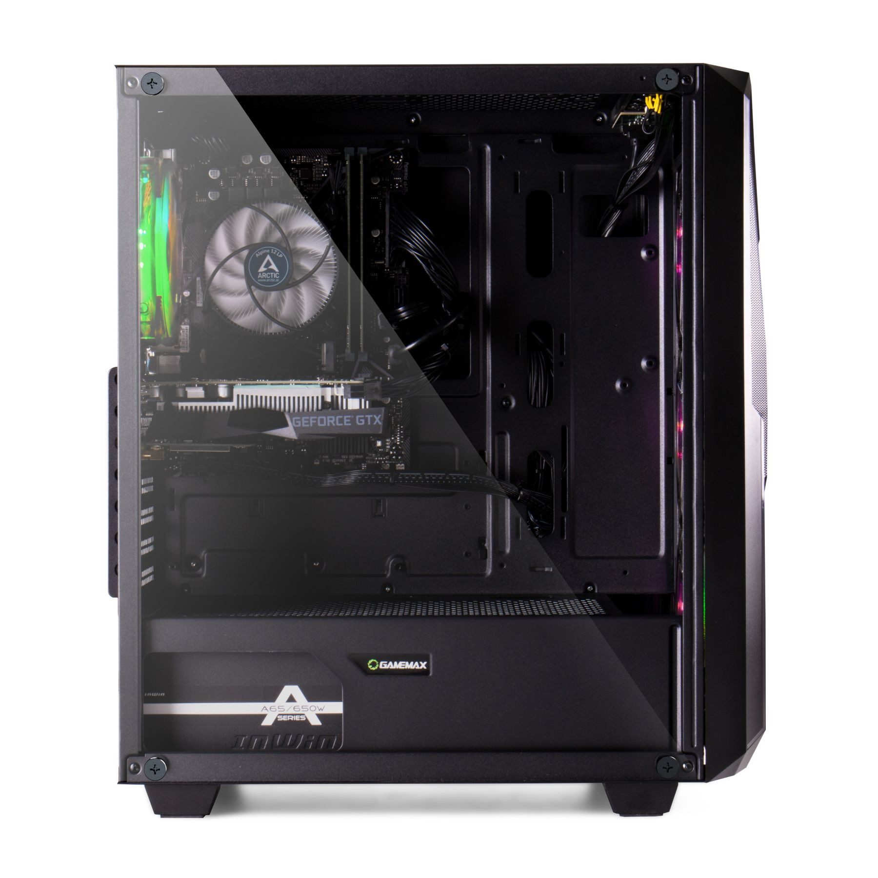 GAMEMAX Striker 8135 AMD Ryzen 7 5700X 32GB 1TB SSD RTX 5060Ti (8GB) Gaming-PC (AMD Ryzen 7 5700X, RTX 5060 Ti, 32 GB RAM, 1000 GB SSD, Luftkühlung, Windows 11) – Bild 4 von 5