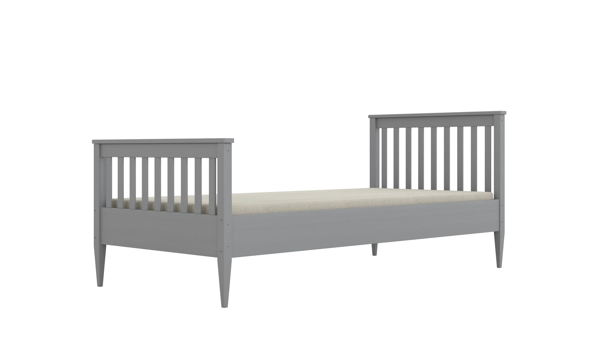 Raumhirsch Furniture Kinderbett 80x160, 80x180, 90x180, 80x200, 90x200 cm - Komplettset (ohne Matratze, Einzelbett für Kinder von 2 - 18 Jahren), verschiedene Farben & Designs