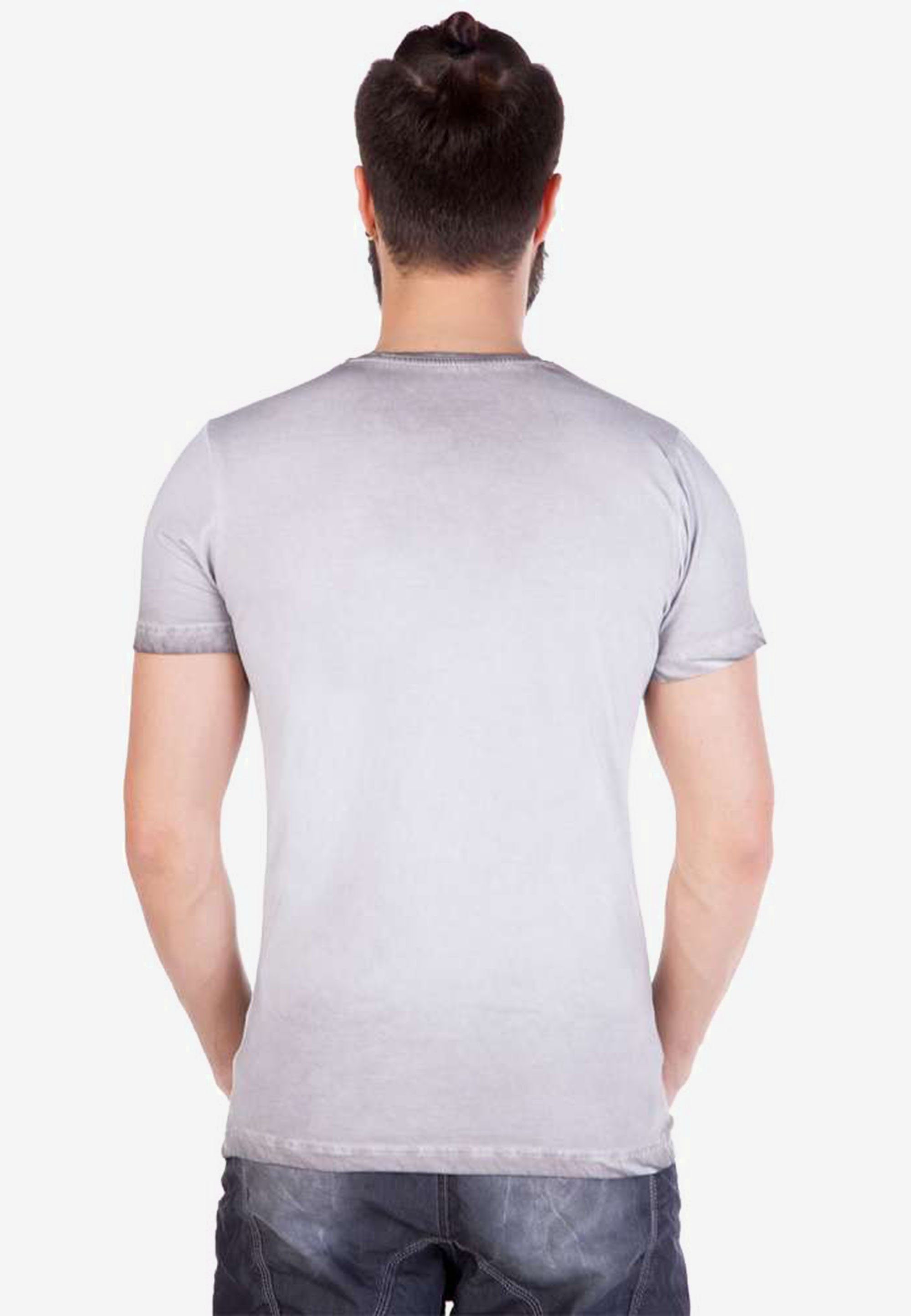 mit & T-Shirt Frontprint trendigem Baxx Cipo