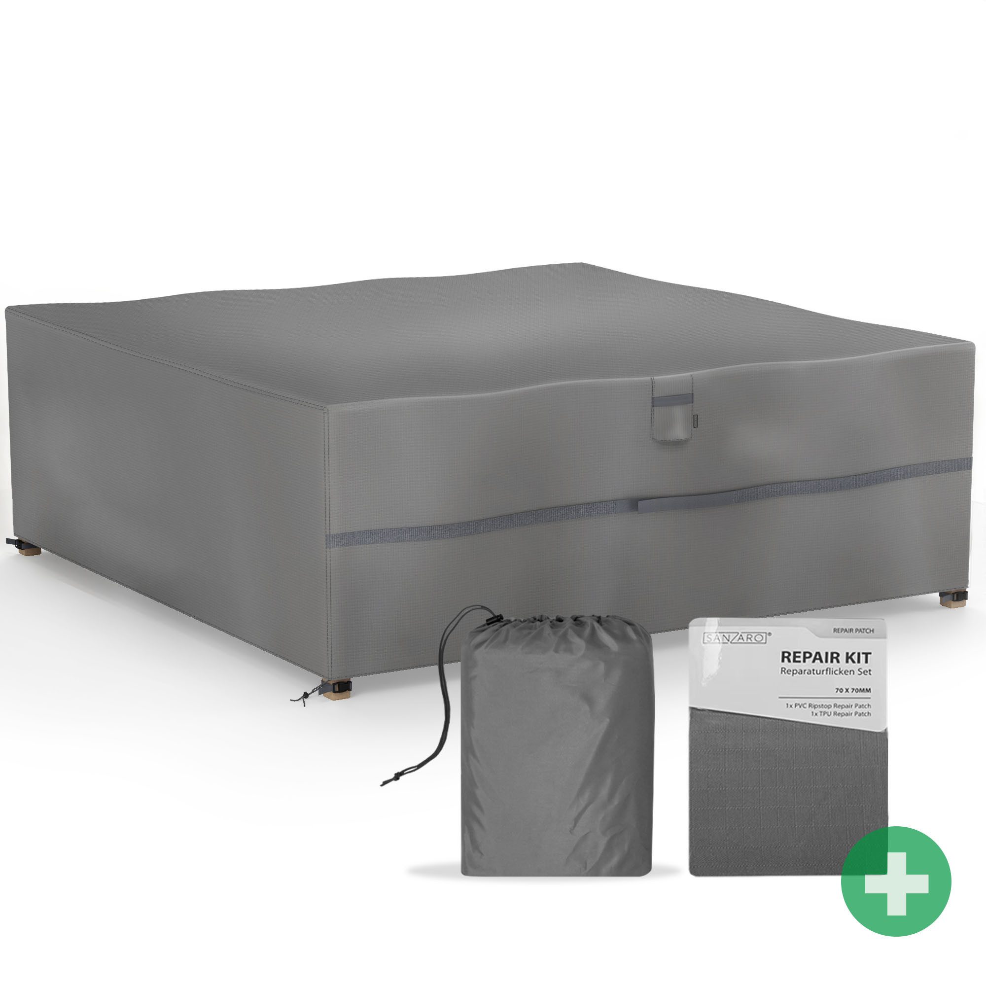 Sanzaro Gartenmöbel-Schutzhülle, 600D Oxford Gewebe, RipStop-Technologie, U günstig online kaufen