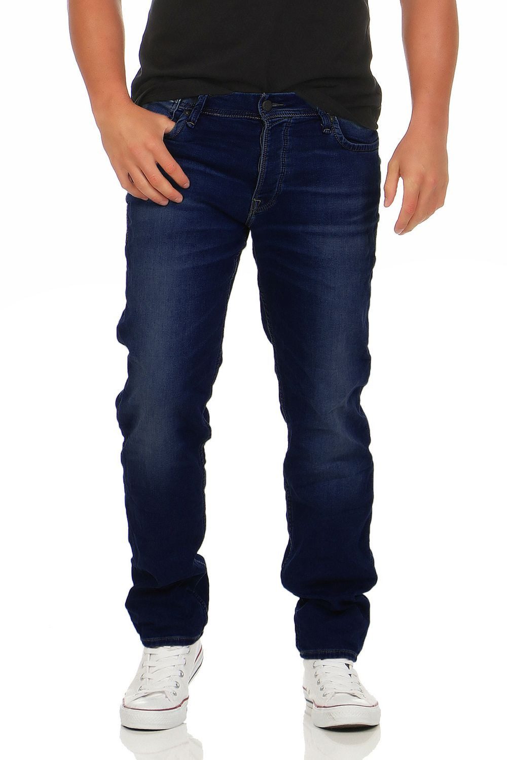 Jack & Jones Comfort-fit-Jeans Jack & Jones Mike Original Comfort Tapered Herren Jeans