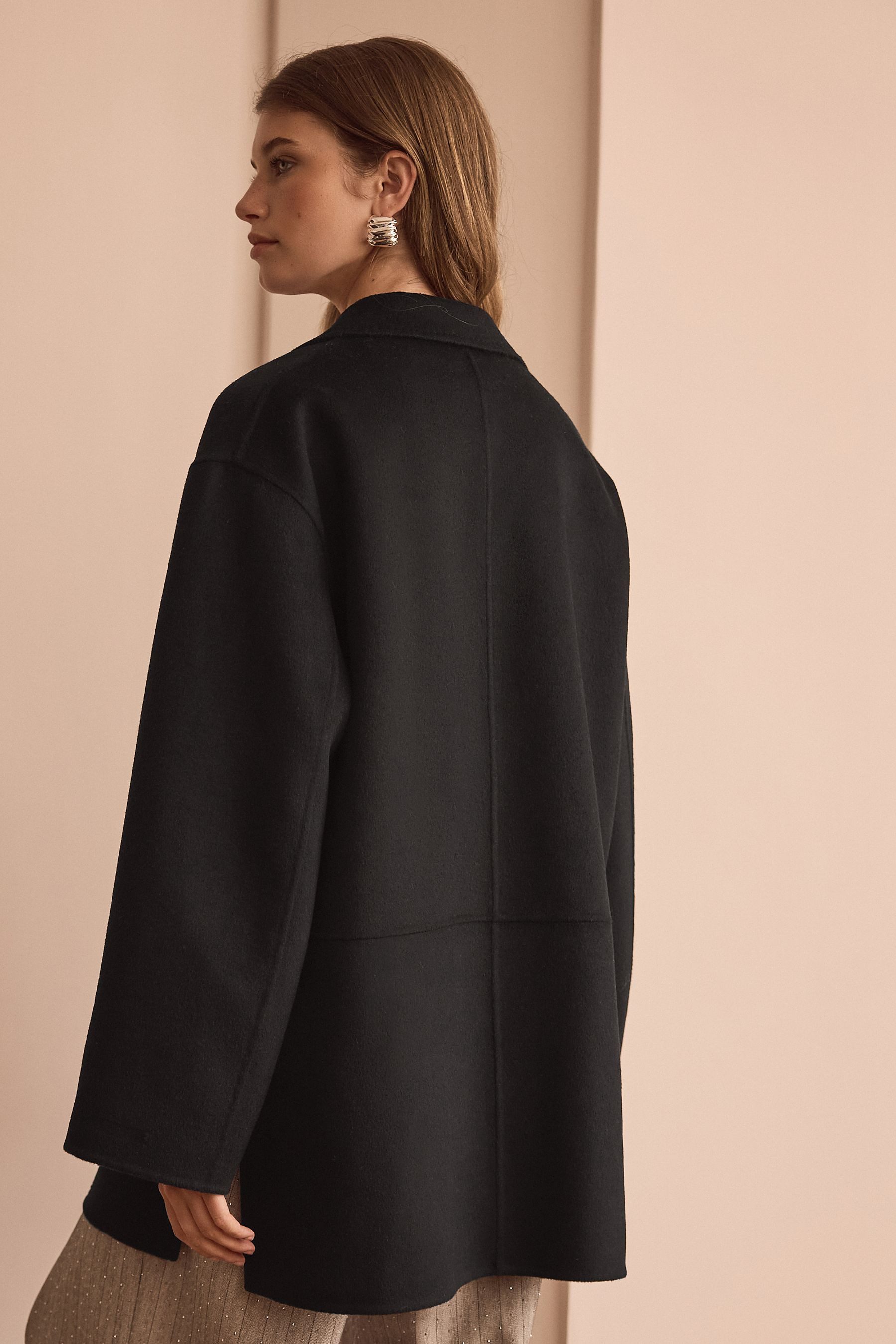 Next Jackenblazer Handgenähter Blazer aus Wollgemisch günstig online kaufen