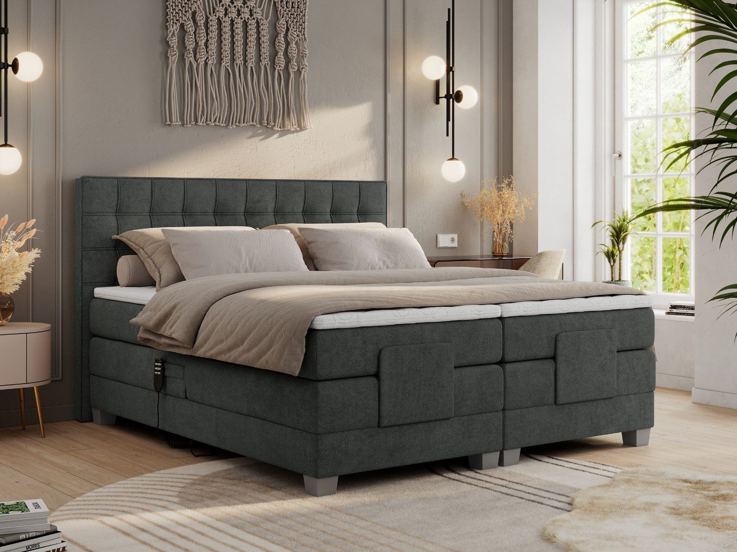 MKS MÖBEL Boxspringbett ELECTRO (Set, Packung, günstig online kaufen
