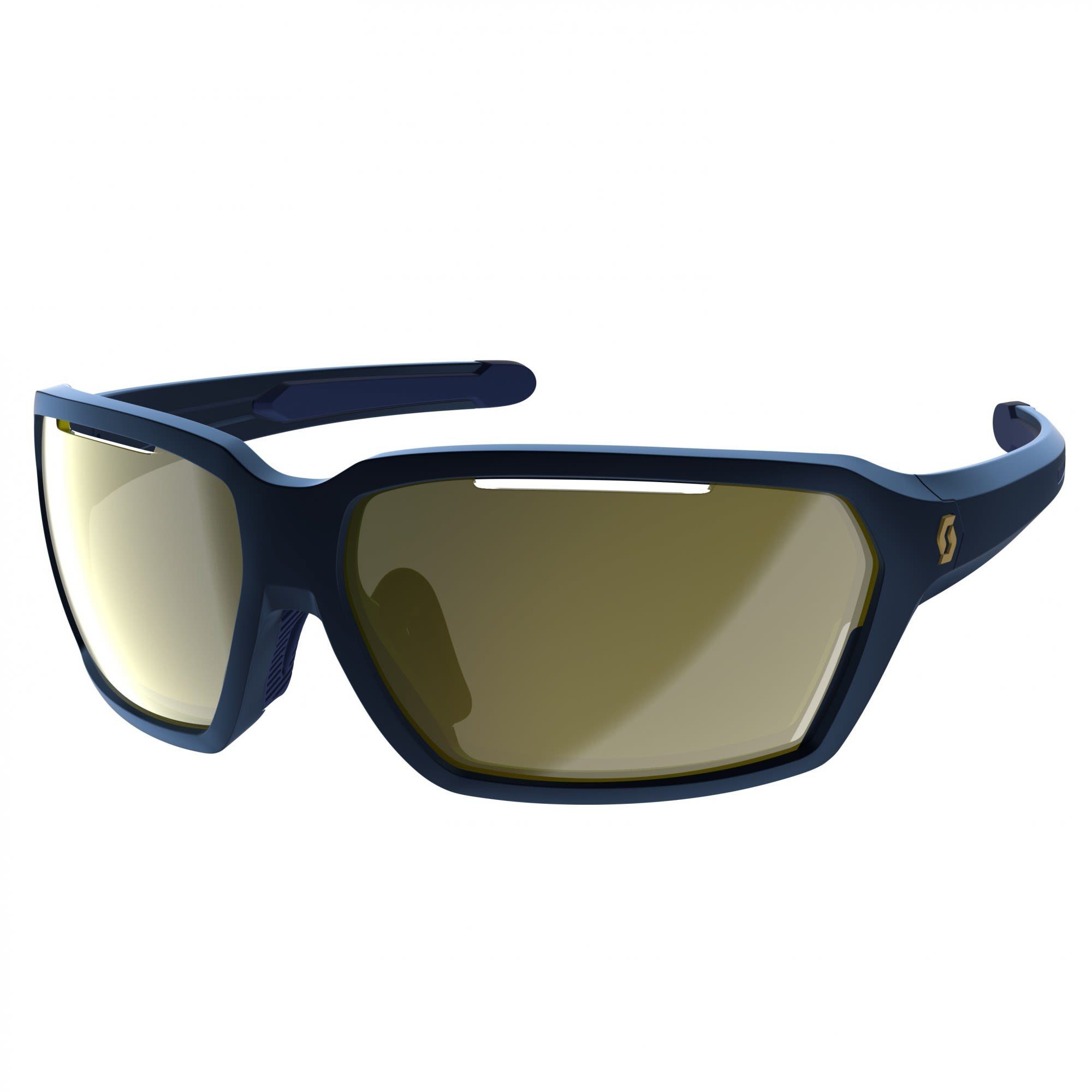 Scott Fahrradbrille Scott Vector Sunglasses Accessoires Submariner Blue - Gold Chrome