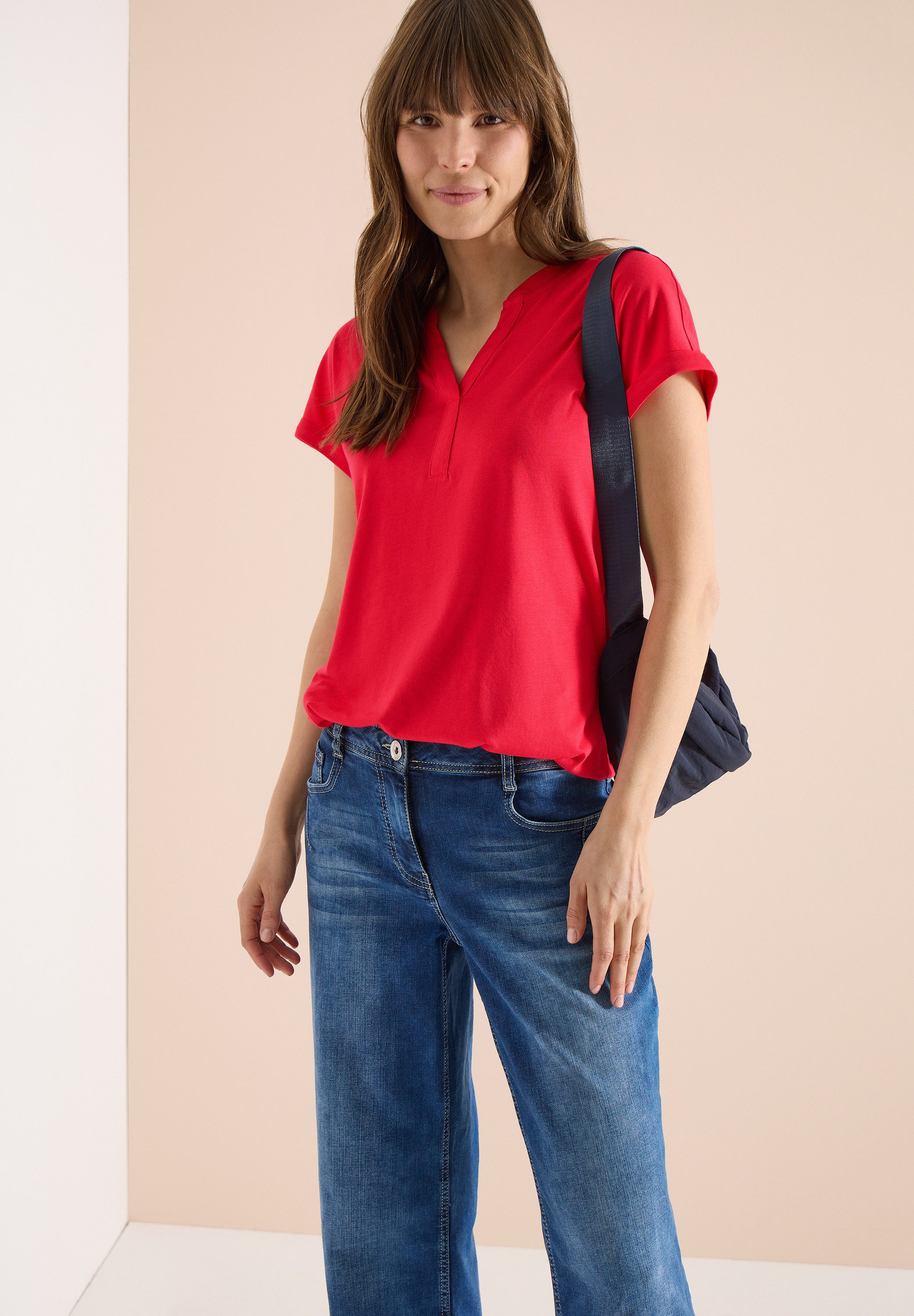 CECIL T-Shirt mit elastischem Bund