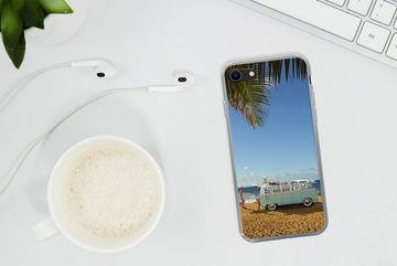 MuchoWow Handyhülle Strand - Bus - Surfen, Handyhülle Apple iPhone 7, Smartphone-Bumper, Print, Handy Schutzhülle