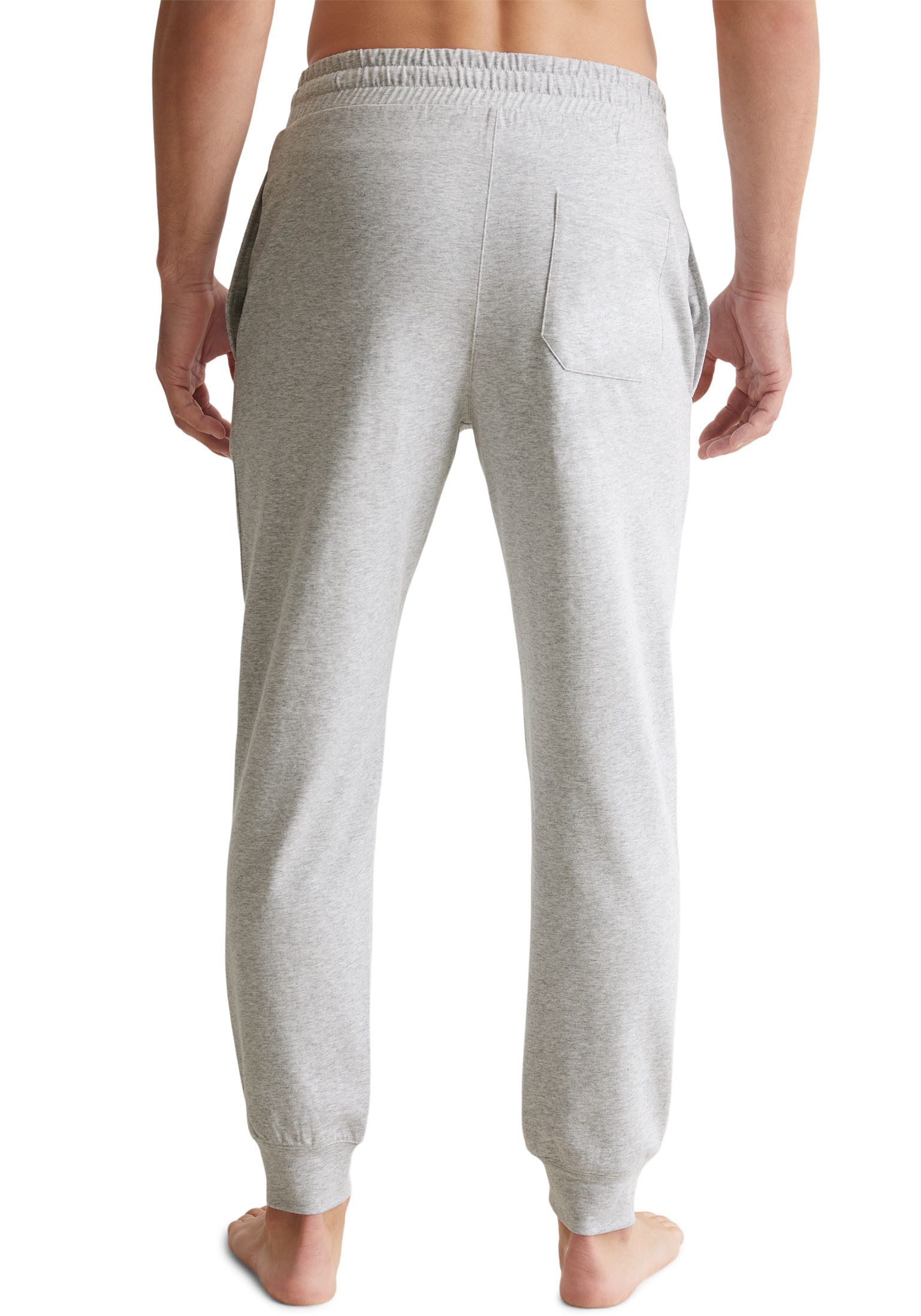 Marc O'Polo Pyjamahose Heavy Jersey mit dezentem Logodruck