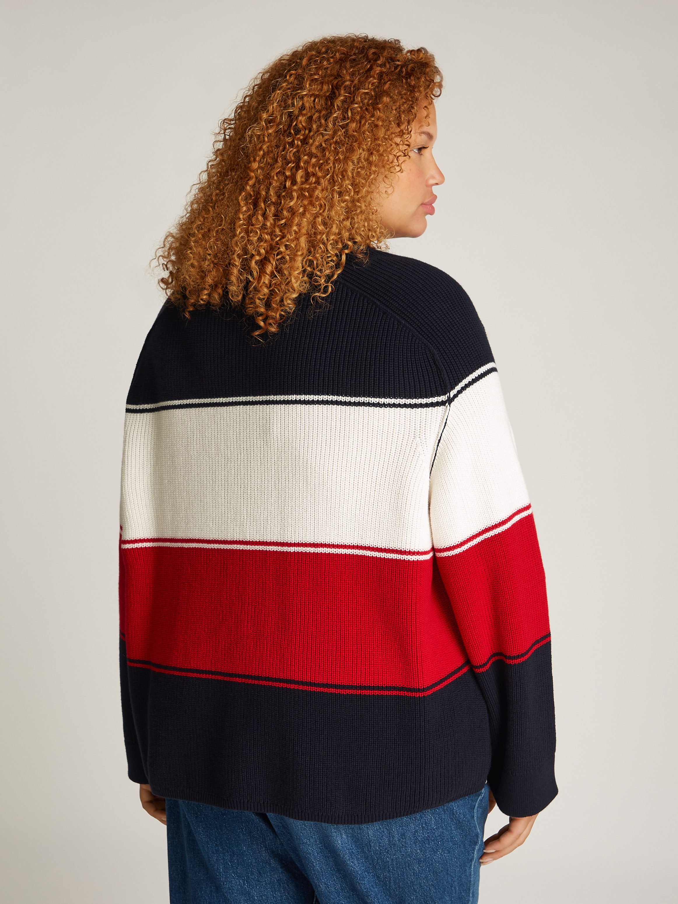 Tommy Hilfiger Curve Rundhalspullover CRV CO günstig online kaufen