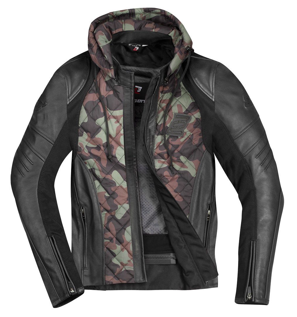 Bogotto Motorradjacke Radic Motorrad Leder-/Textiljacke protektoren