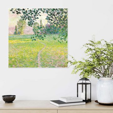 Posterlounge Poster Claude Monet, Morgendliche Landschaft, Wohnzimmer Malerei