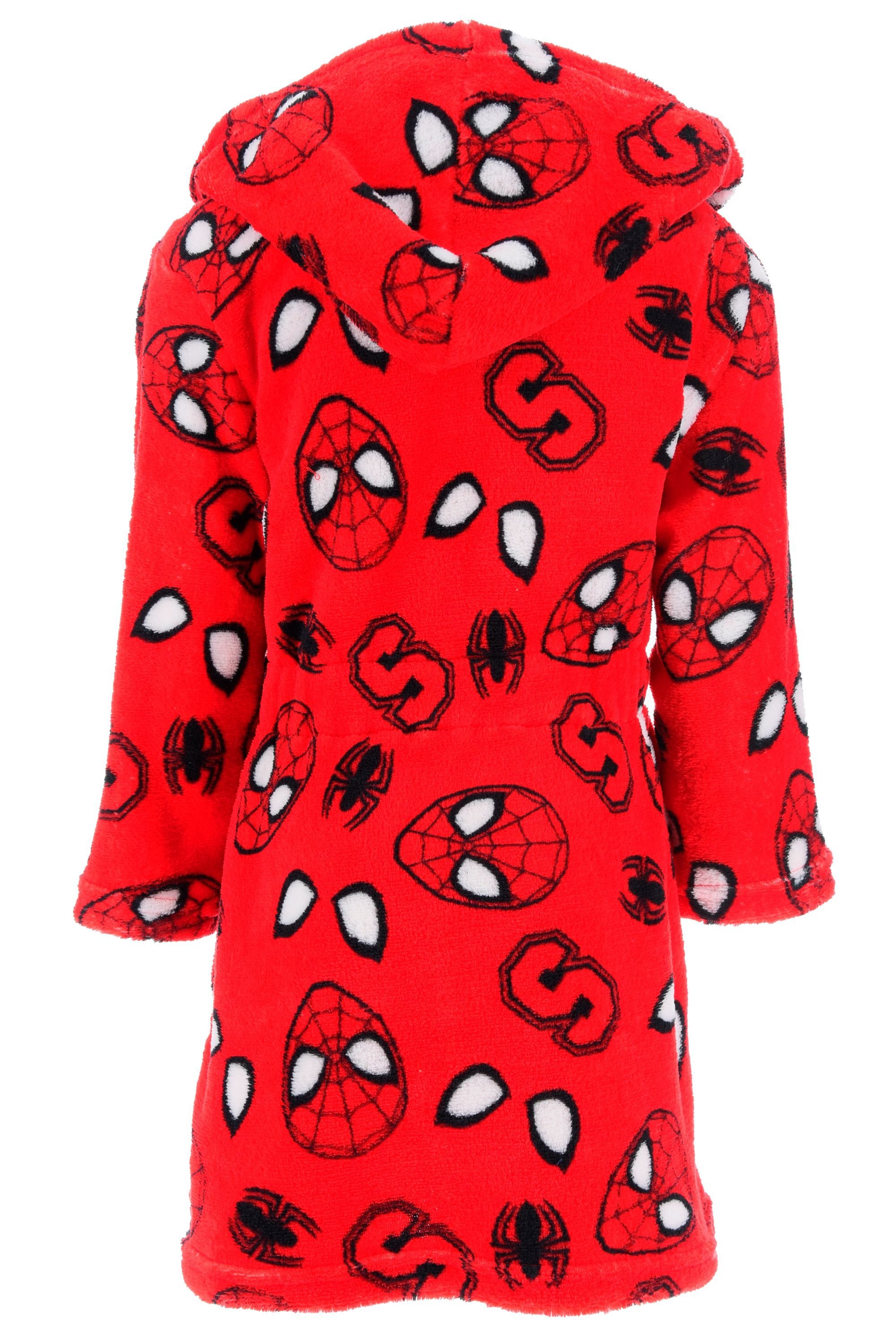 Spiderman Bademantel Spiderman Bademantel Kinder Jungen, Polyester, Kordel, Spiderman Kapuze