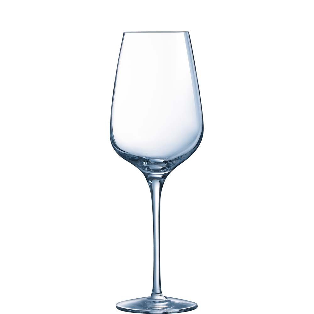 Chef & Sommelier Weinglas Sublym, Kristallglas, Weinkelch 350ml mit Füllstrich 02l Kristallglas Transparent 6 Stück