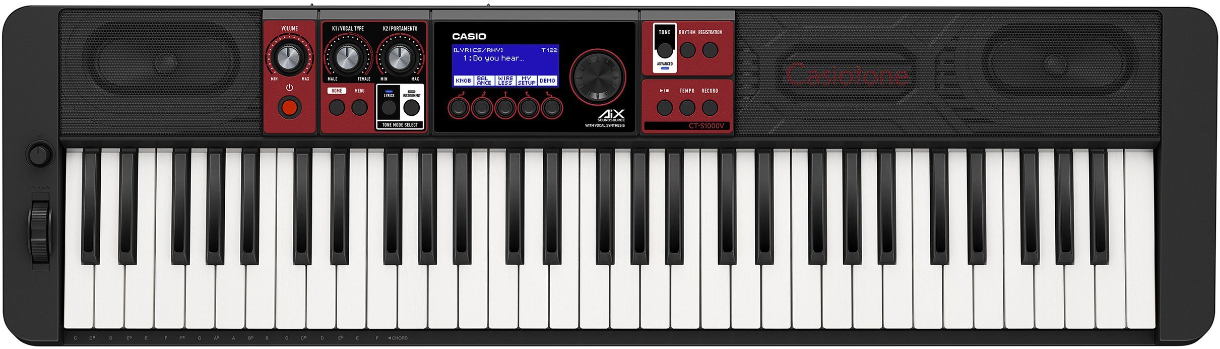 mit Home-Keyboard CT-S1000V, CASIO Bluetooth-Adapter