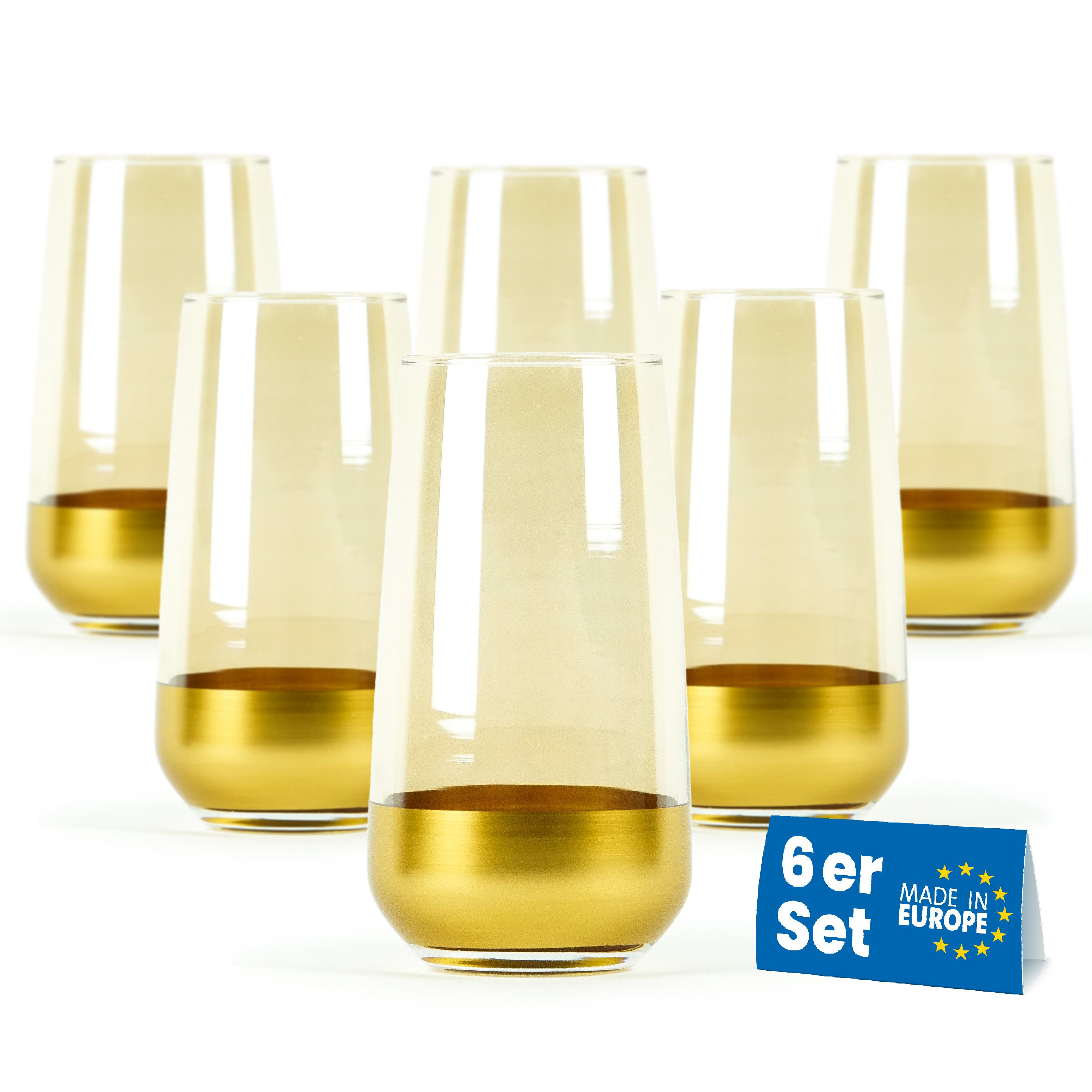 Weinglas Weingläser 6er Set, Elegante Handgefertigte, 295ml, Luxuriöses Design