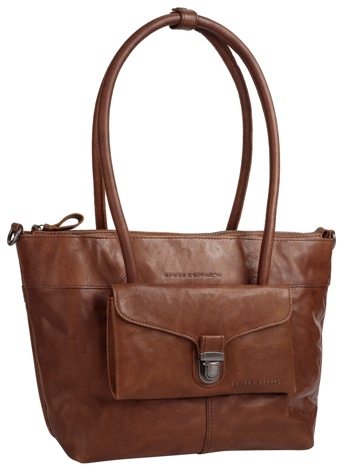 Spikes & Sparrow Shopper, echt Leder
