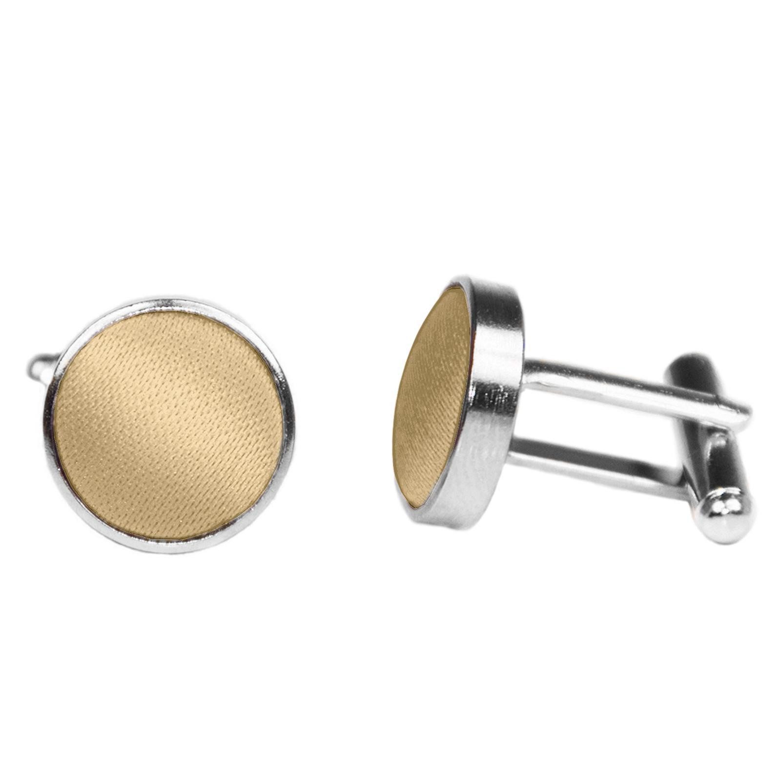 GASSANI Fliege Hochzeitsfliege, Herren-Schleife Kavalierstuch, Hochzeit Bräutigam (Set, 3-St., Fliegenset, mit Einstecktuch, Manschettenknöpfe) Uni, Seide-Touch-Finish, Vor-Gebunden Verstellbar