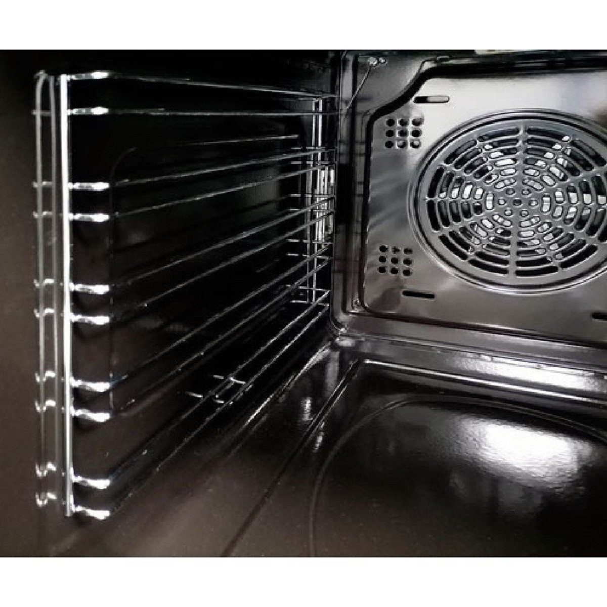 Kaiser Küchengeräte Backofen-Set Herd Set Autark Einbaubackofen 45 cm, Autark, 50 L, 9 Funktionen+Induktions-Kochfeld 30 cm Weißes Glas EH 4747+KCT 3726 FI W, mit 1-fach-Teleskopauszug