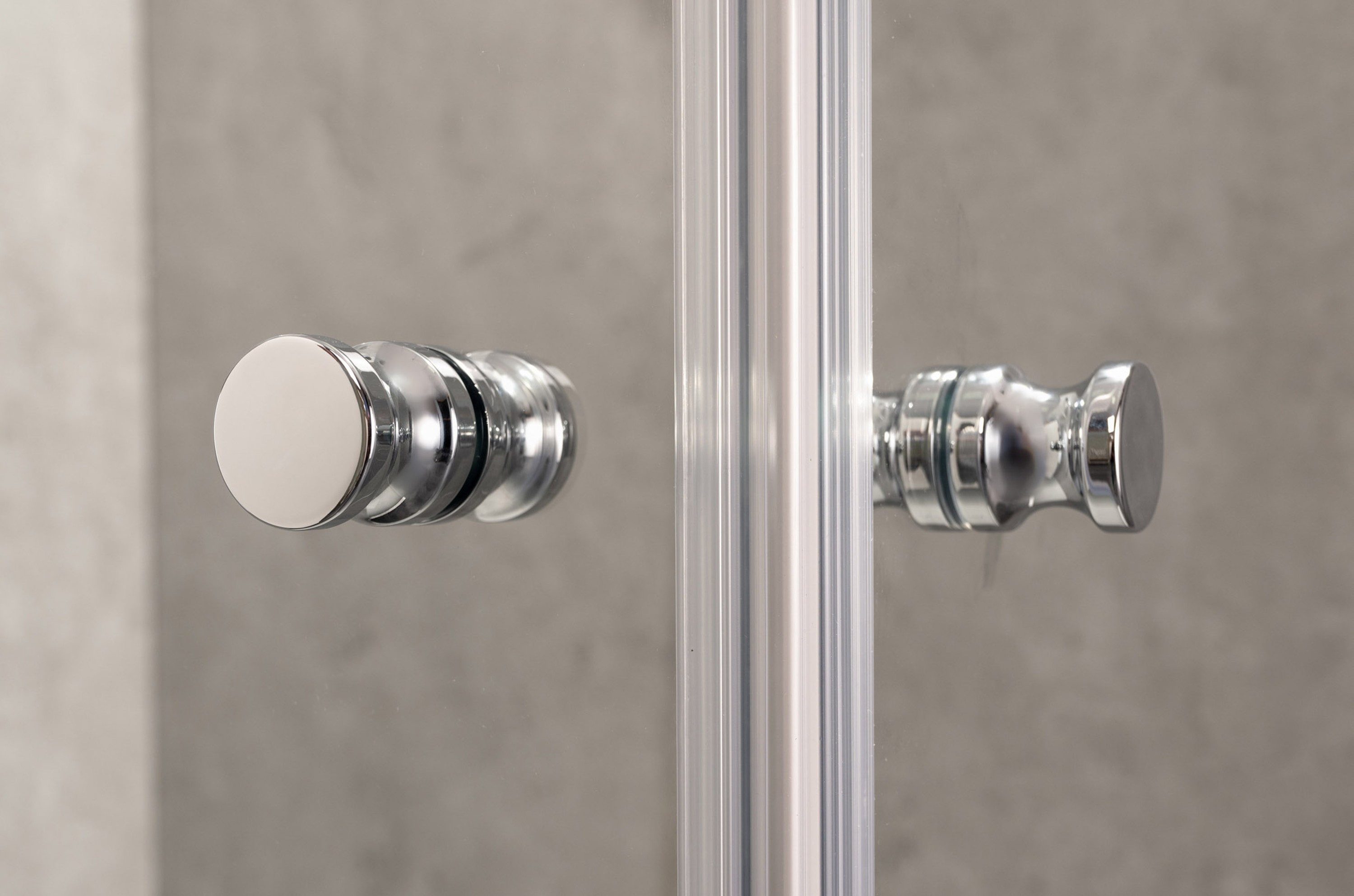 Dusbad Eckdusche Dusche Dusbad Vital 2 Pendeltür Eckdusche, BxT: 100x100 cm, ESG-Glas