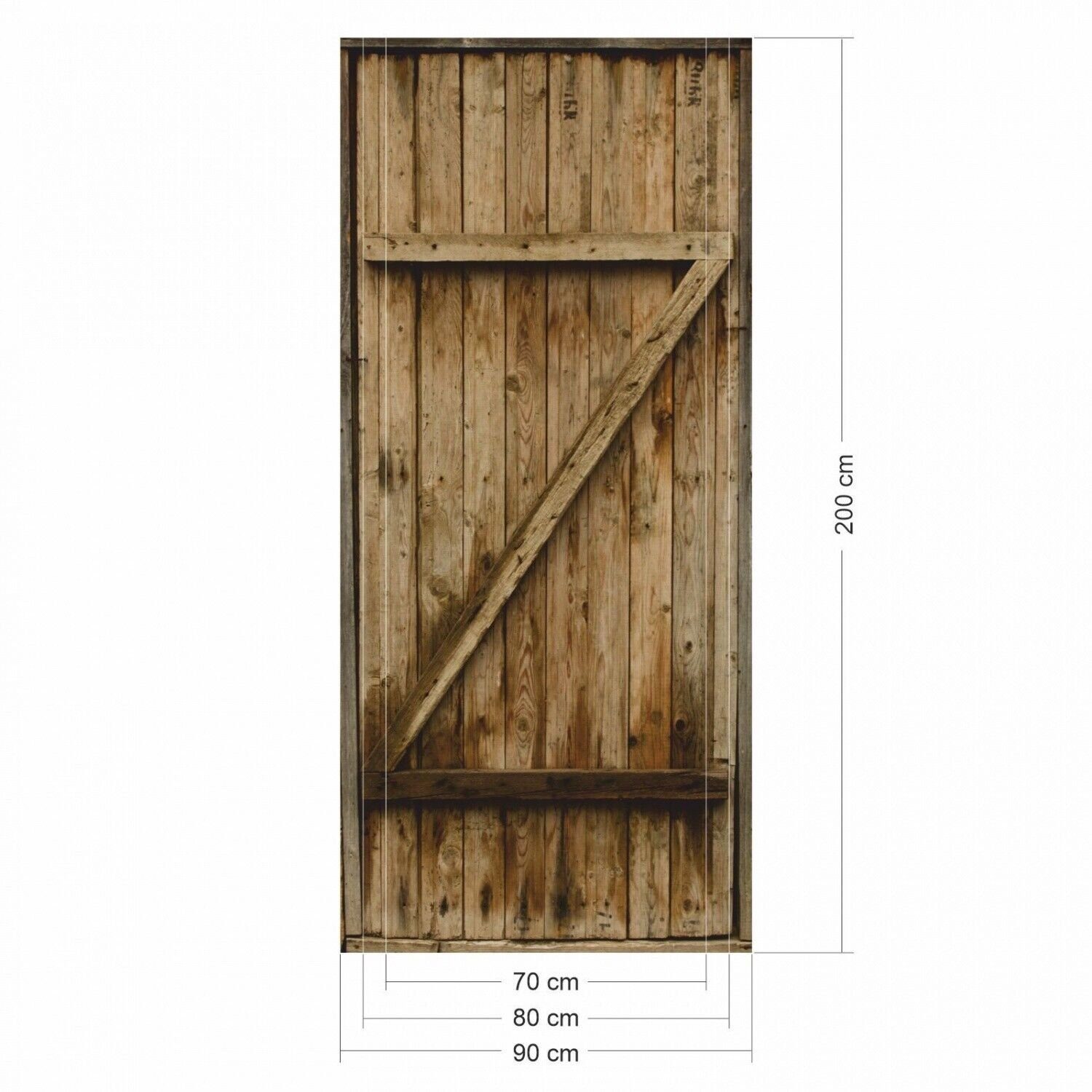nikima Wandtattoo TB-13 selbstklebendes Türbild – günstig online kaufen