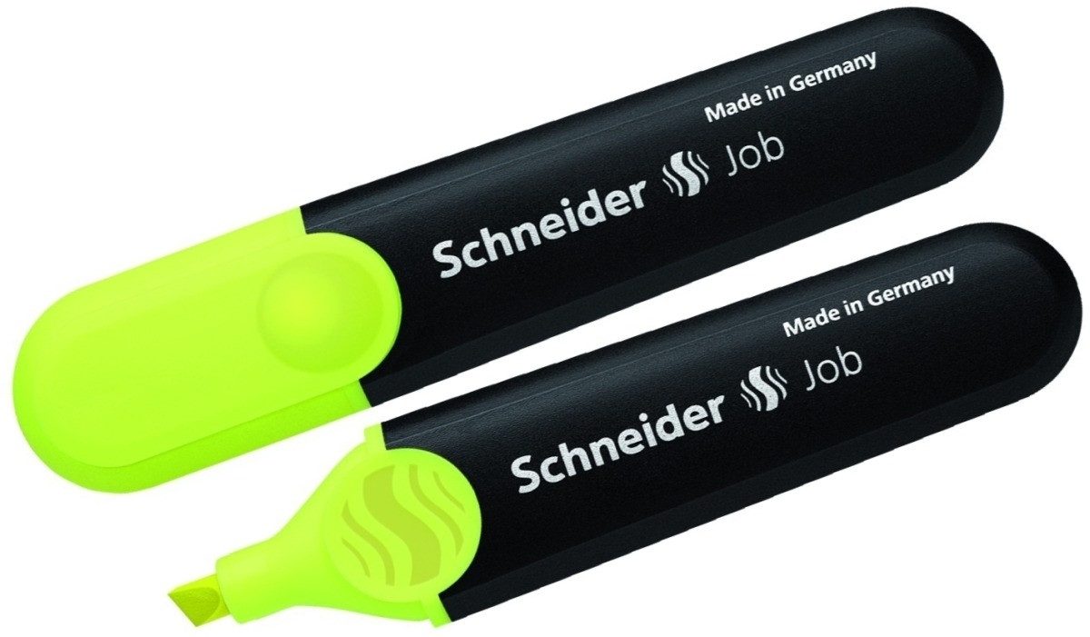 SCHNEIDER Marker Textmarker Job 150 gelb (10 Stück)