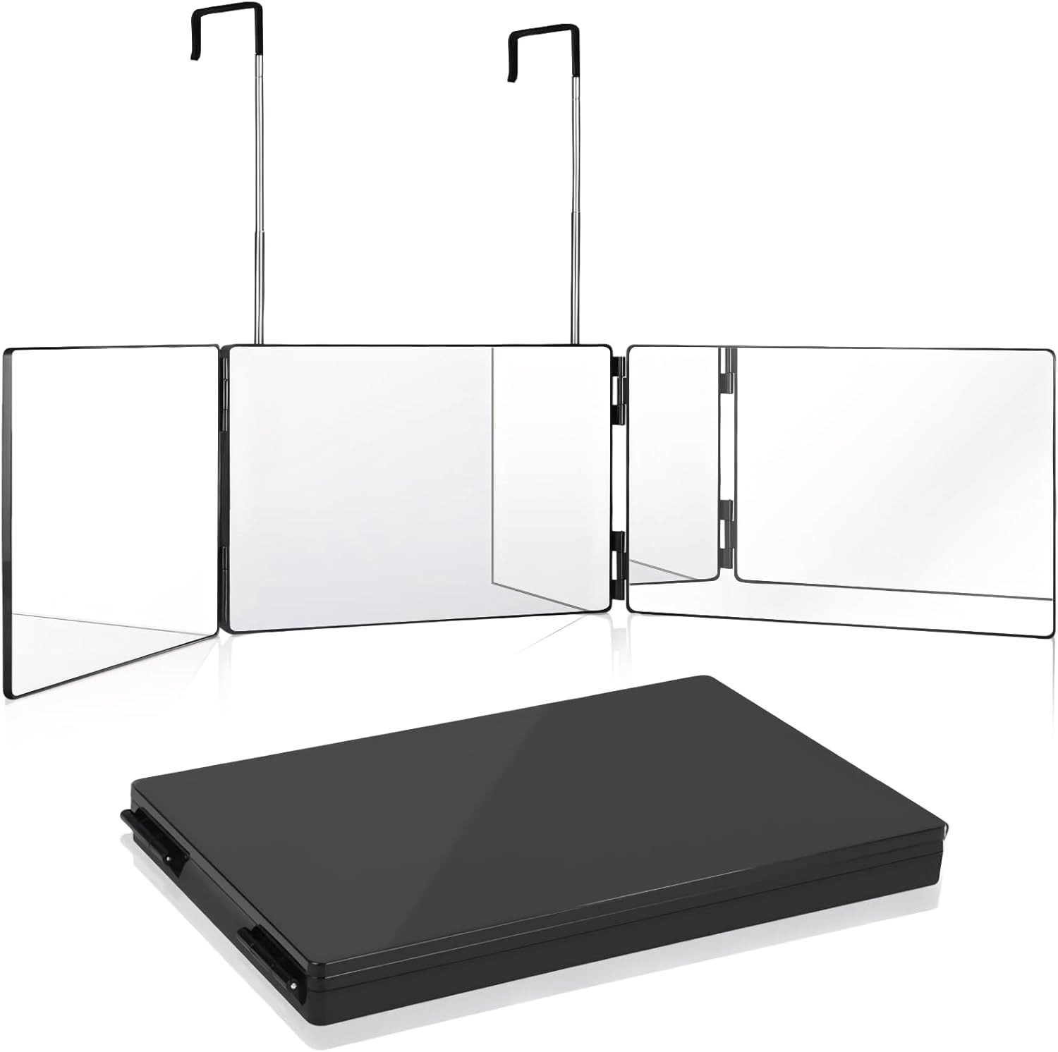 Lumkudos Wandspiegel 360 Grad Spiegel, Klappspiegel mit Haken, Spiegel zum günstig online kaufen