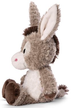 Nici Kuscheltier Farm Friends, Esel Donkeylee, 33 cm, enthält recyceltes Material (Global Recycled Standard)