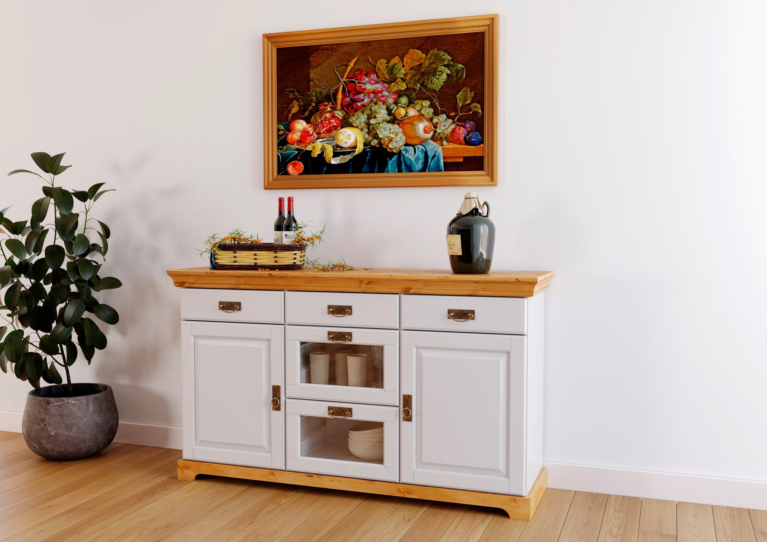 OTTO home Sideboard Rügen, Kommode aus massiver Kiefer, FSC®, Breite 145 oder 180 cm