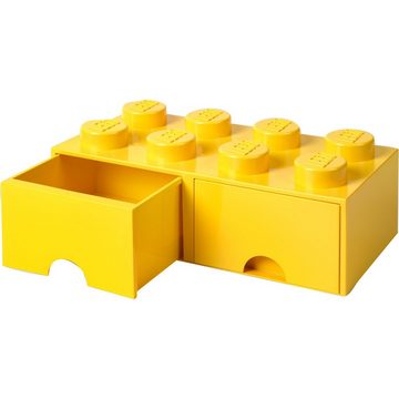 Room Copenhagen Aufbewahrungsbox LEGO Brick Drawer 8 gelb