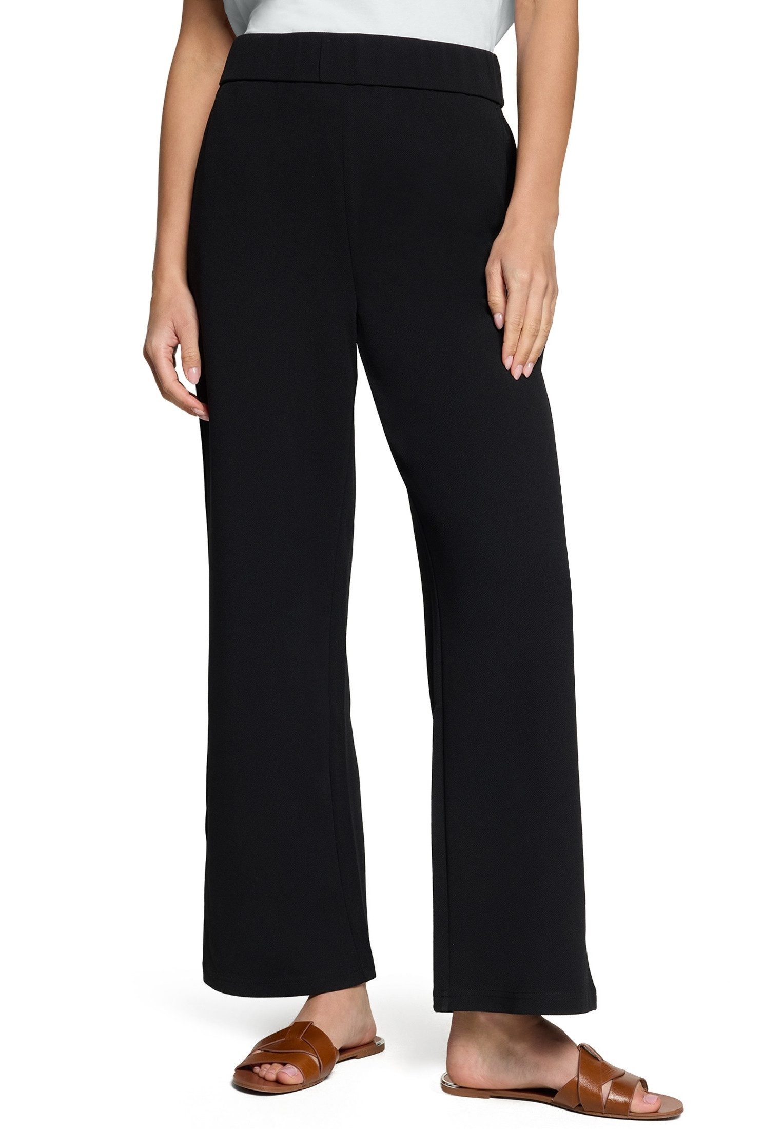 Zero Stoffhose Damen in 7/8 Länge Material.