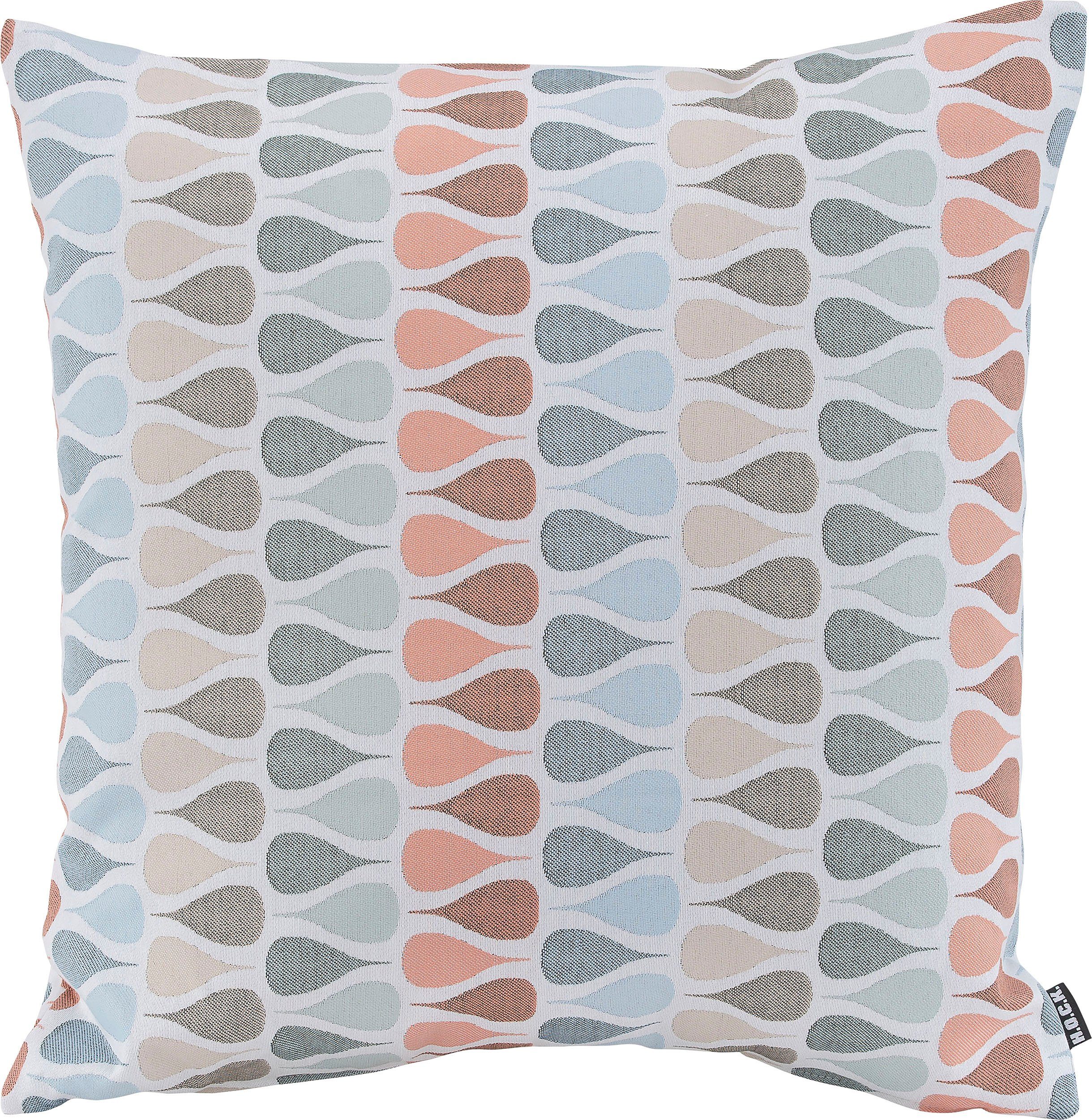 H.O.C.K. Dekokissen Drops, geometrisches Muster,Kissenhülle mit Füllung, 1 Stück. € 38,83