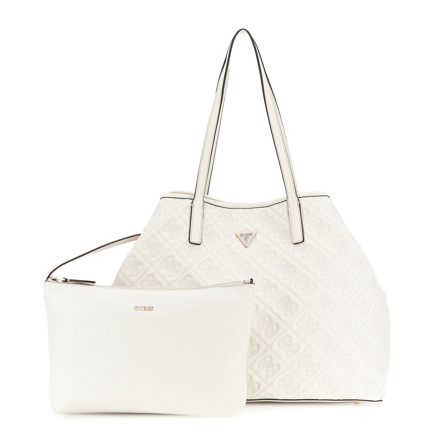 Guess Umhängetasche GUESS Shopper Adelasia off white (1, 1-tlg., 1) günstig online kaufen