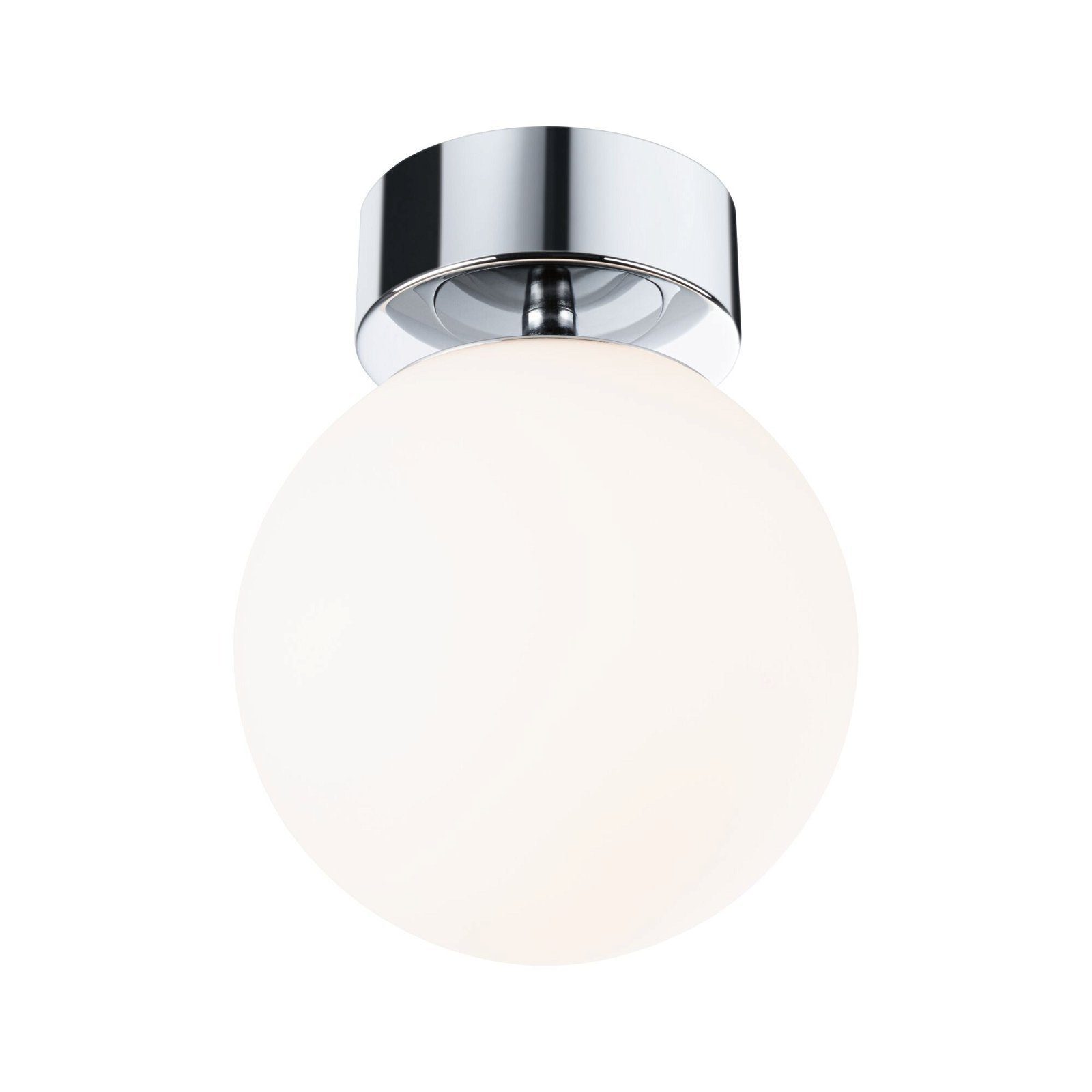 Paulmann LED Deckenleuchte Selection Bathroom Gove IP44 3000K 9W Satin, Glas/Metall, LED fest integriert, Warmweiß