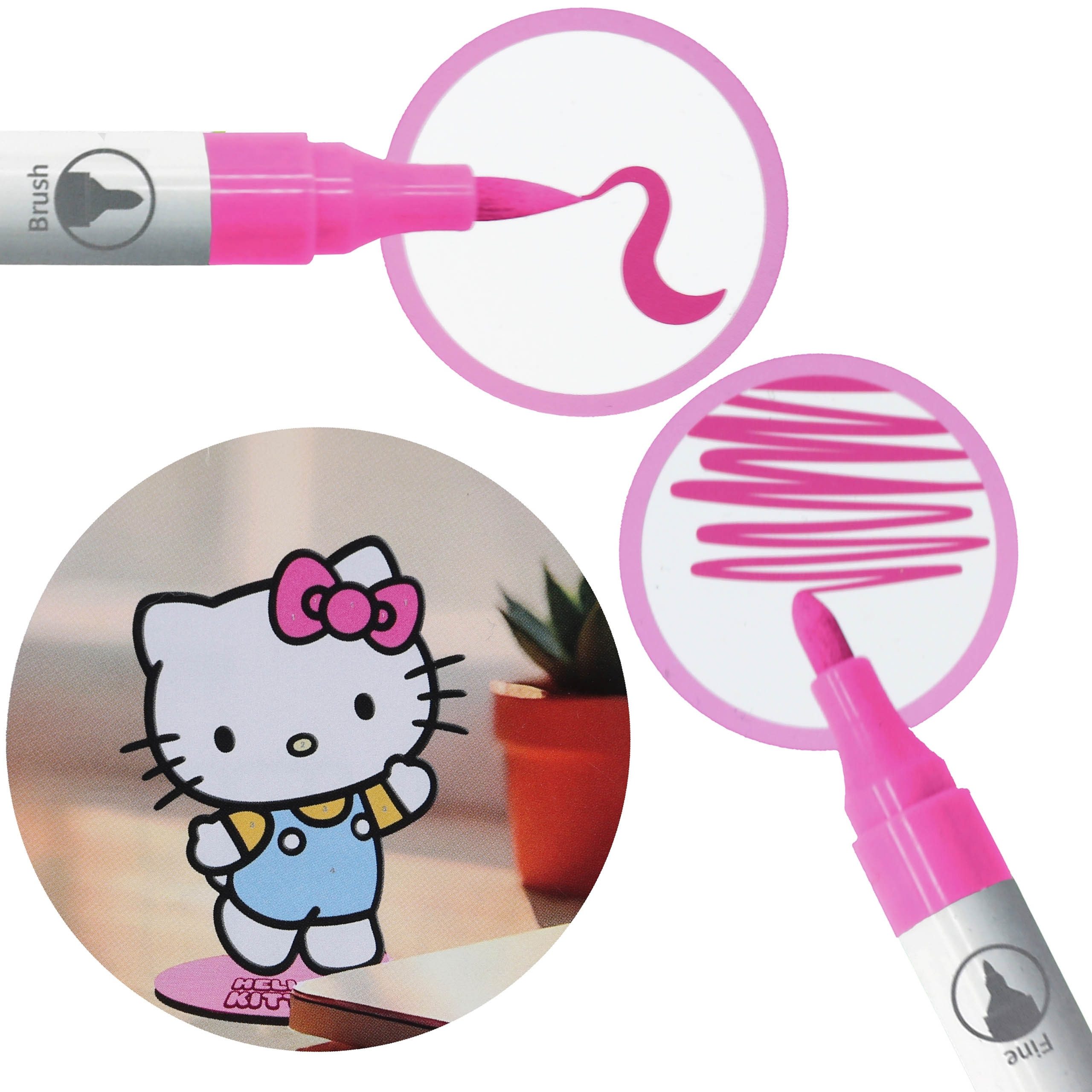 Hello Kitty Kreativset Hello Kitty Malen nach Zahlen, Kreativset für Mädchen