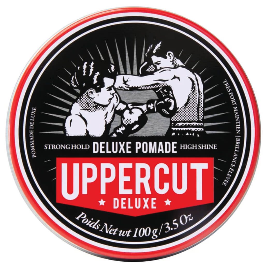 Uppercut Deluxe Haarpomade .Uppercut Deluxe – Deluxe Pomade – Wasserbasierte Haarpomade 100 G, 1-tlg., Wasserbasiert, leicht auswaschbar, starker Halt, glänzendes Finish