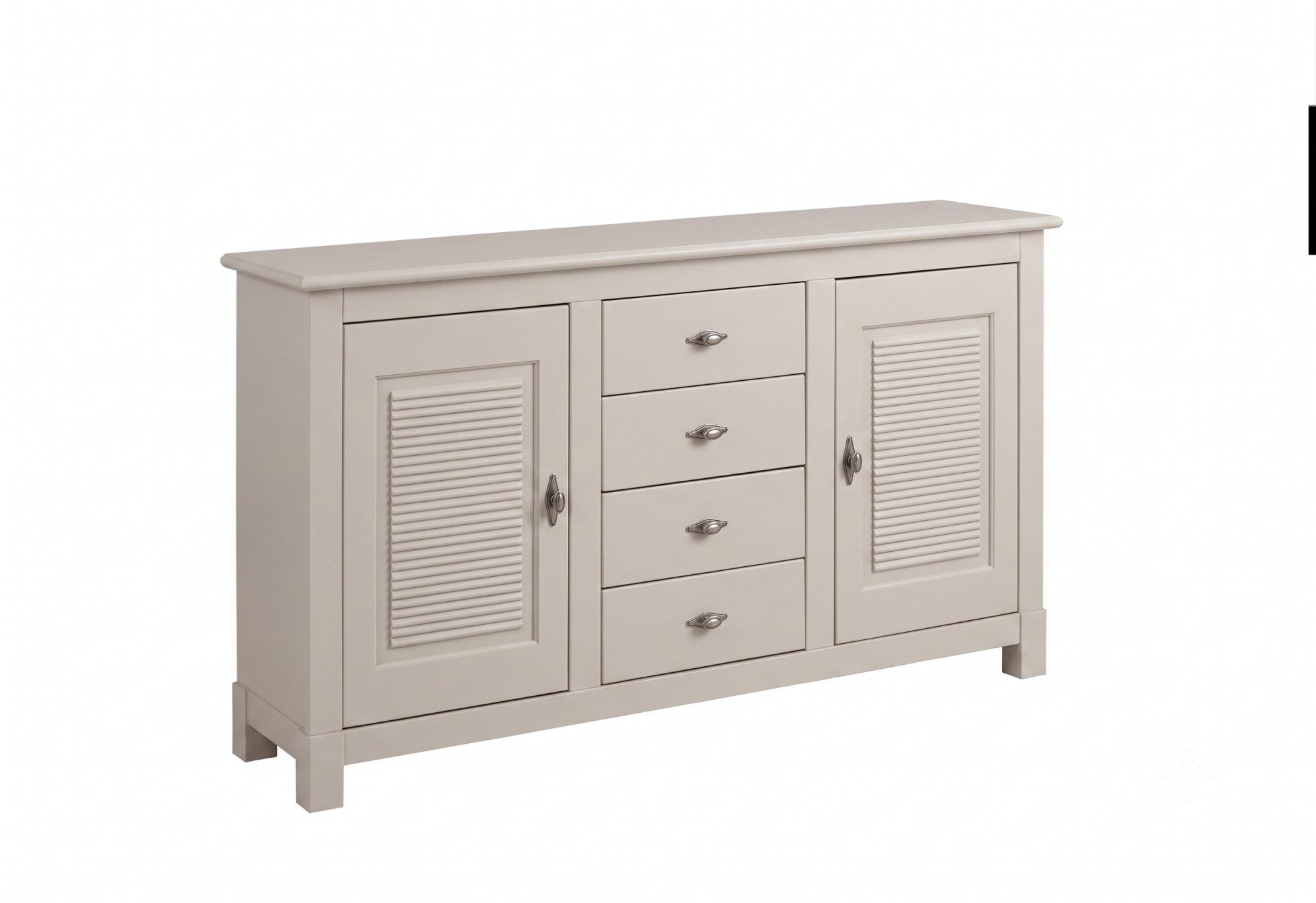 OTTO home Sideboard Rauna, Kommode, Landhausstil (B/T/H: 150/37/84 cm), Kommode, FSC®-zertifiziertes Massivholz, Breite 150 cm