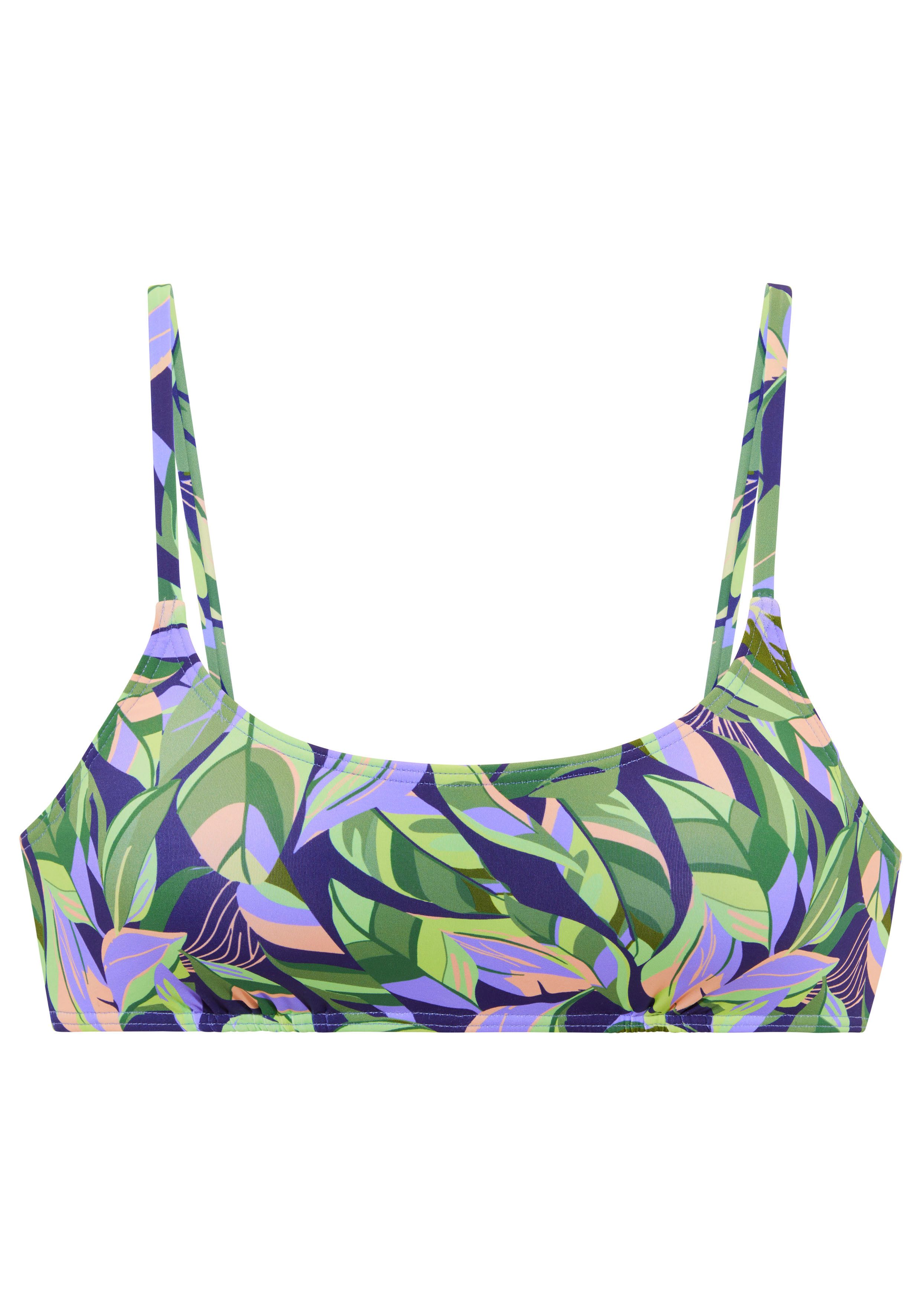 s.Oliver Bustier-Bikini-Top Avin, mit modernem Allover-Print