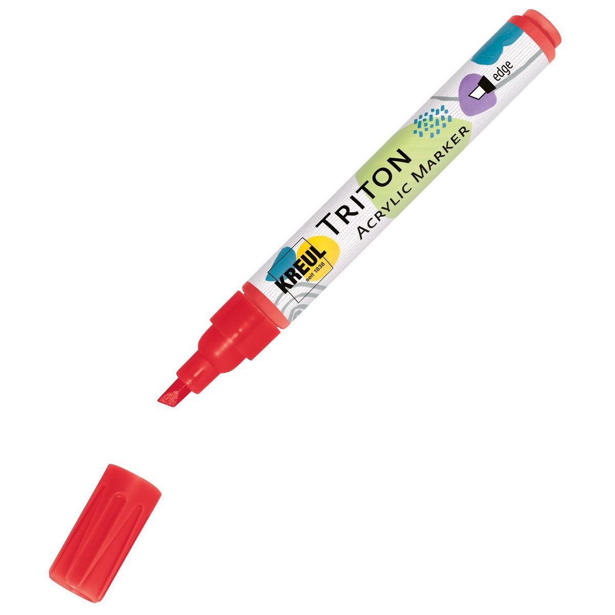 Marker KREUL Acrylmarker TRITON edge kirschrot