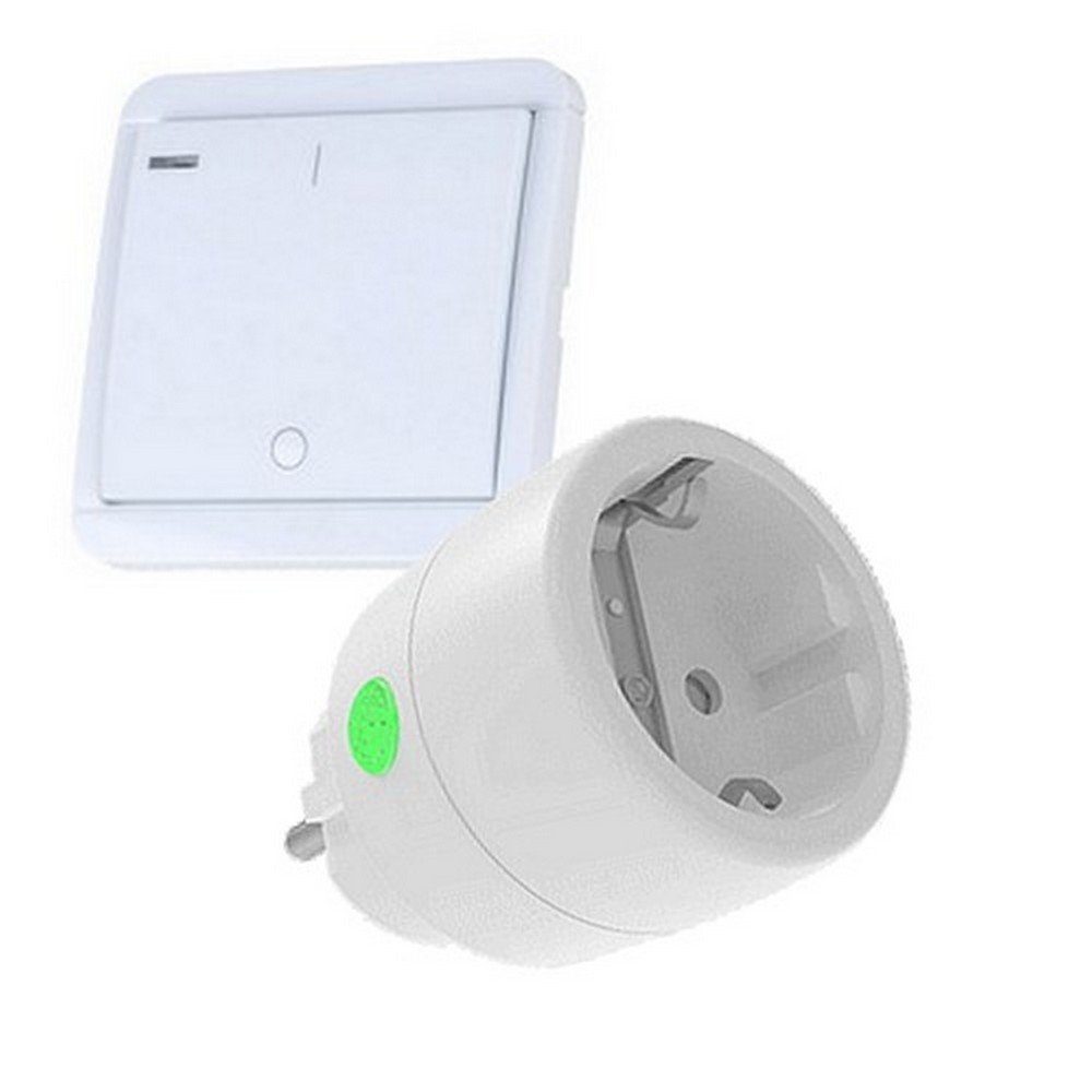 Licht-Funksteuerung PT-501 DIW-Funk Timer SPARSET Steckdose + Wandsend