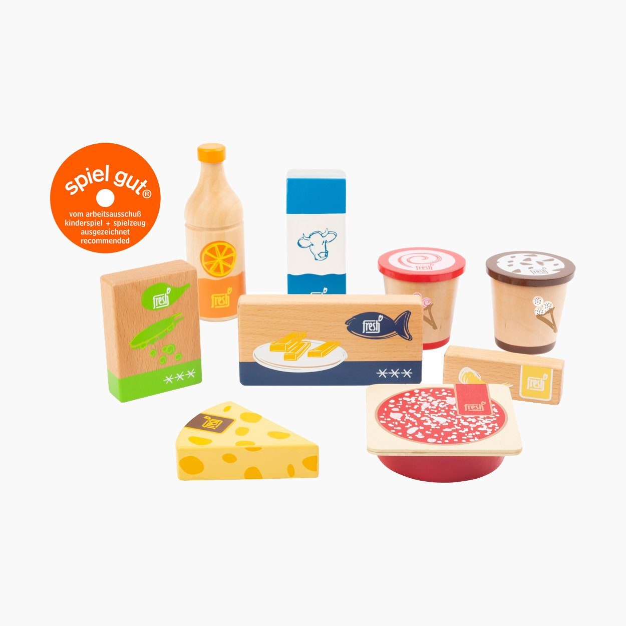 Small Foot Kinder-Küchenset Gefrier- und Kühlwaren-Set, (packung, 9-tlg., set), damit Kinder unbeschwert spielen können