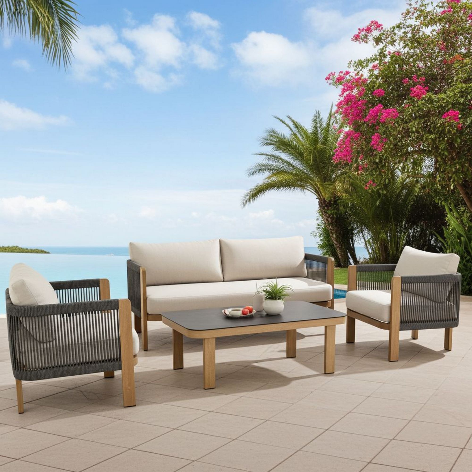 Lesli Living Gartenlounge-Set Lesli Living Lounge-Set SORA