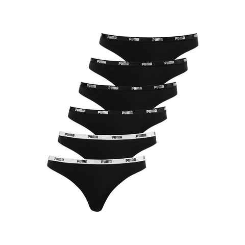 PUMA String (6er Pack) mit schmalem elastischem Logobündchen