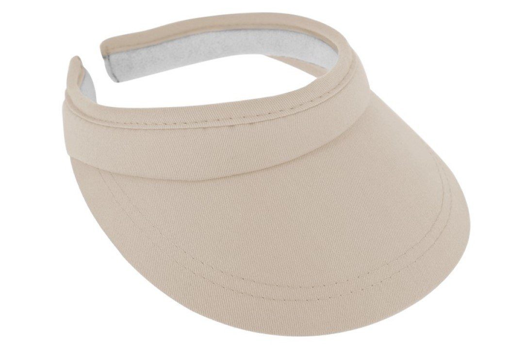 Breiter Visor 851-Beige Sonnenschild/Visor Einfarbiges