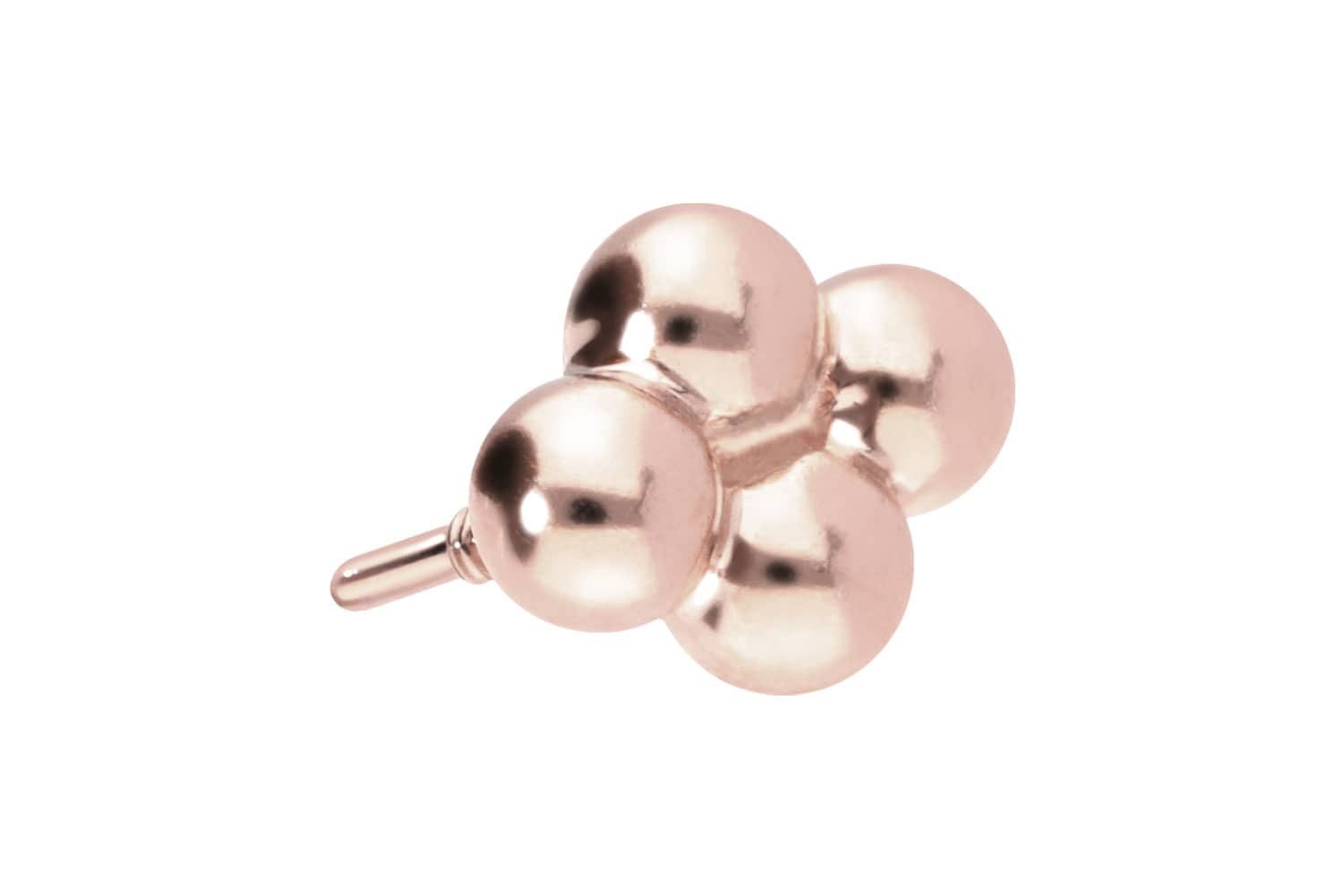 Roségoldfarben-14 Karat