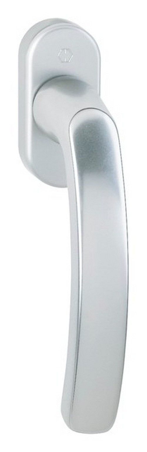 HOPPE Fensterbeschlag Luxembourg 099/US952, Dreh-/Kipp mit Secustik und VarioFit - silberfarben