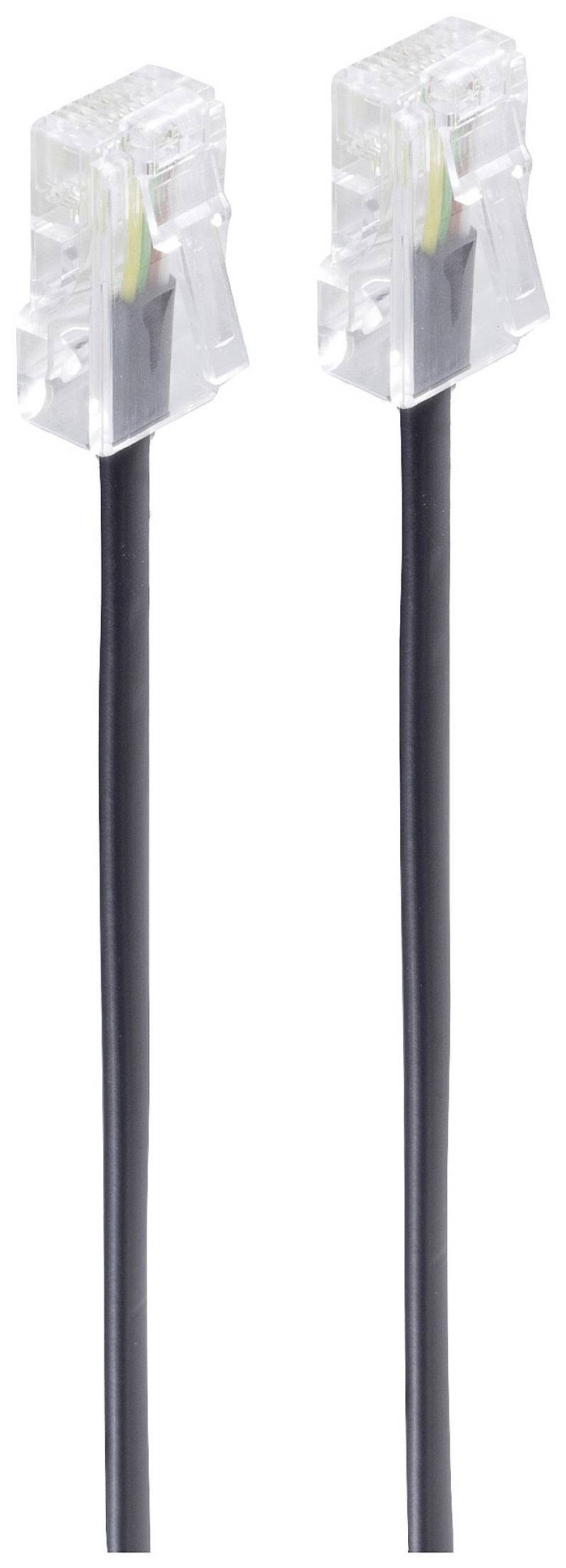 shiverpeaks® Shiverpeaks Western Anschlusskabel [1x RJ45-Stecker 8p4c - 1x RJ45-Ste Modulkabel, (3 cm)