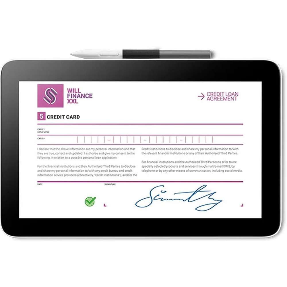Wacom Eingabestift WACOM Signature-Display 12'' DTC121 only pen use