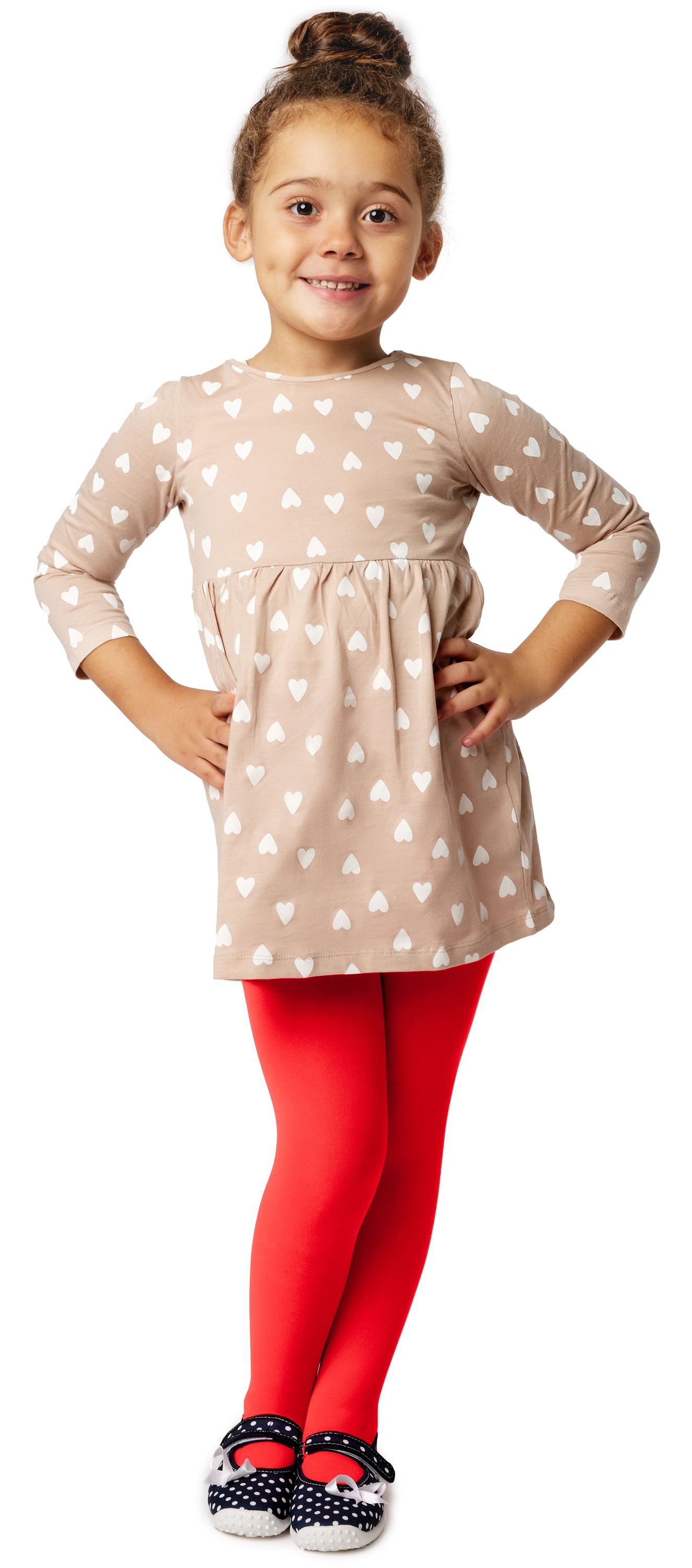 Merry Style Strumpfhose 3er Pack Kinder Strumpfhose für Mädchen Microfaser 60 DEN WL-010 60 DEN (1 St)