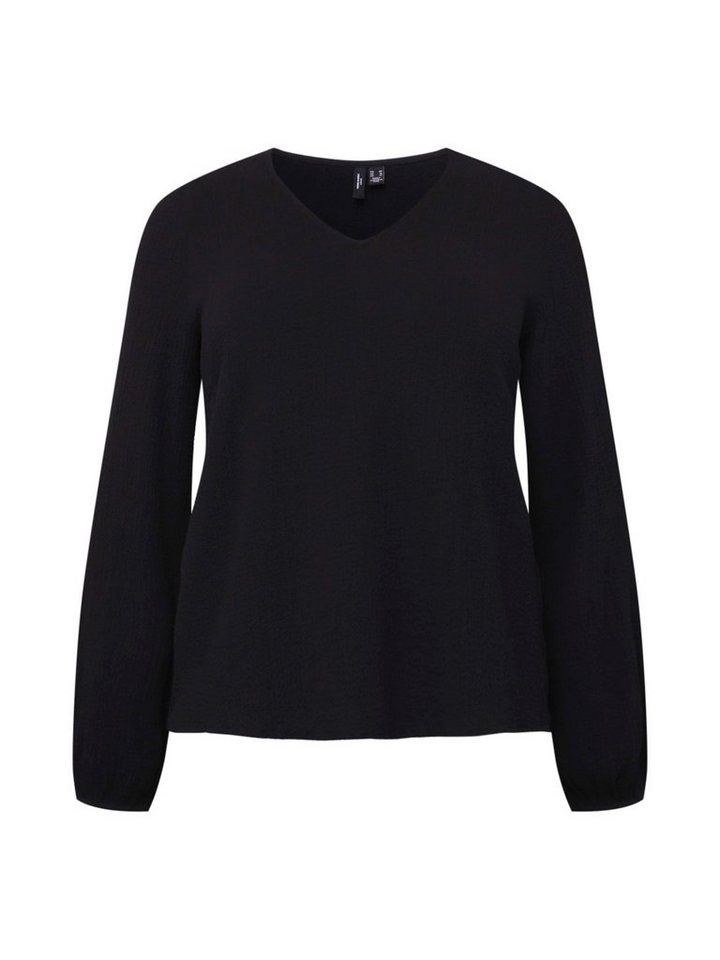 Vero Moda Curve Langarmshirt LEI (1-tlg) Plain/ohne Details