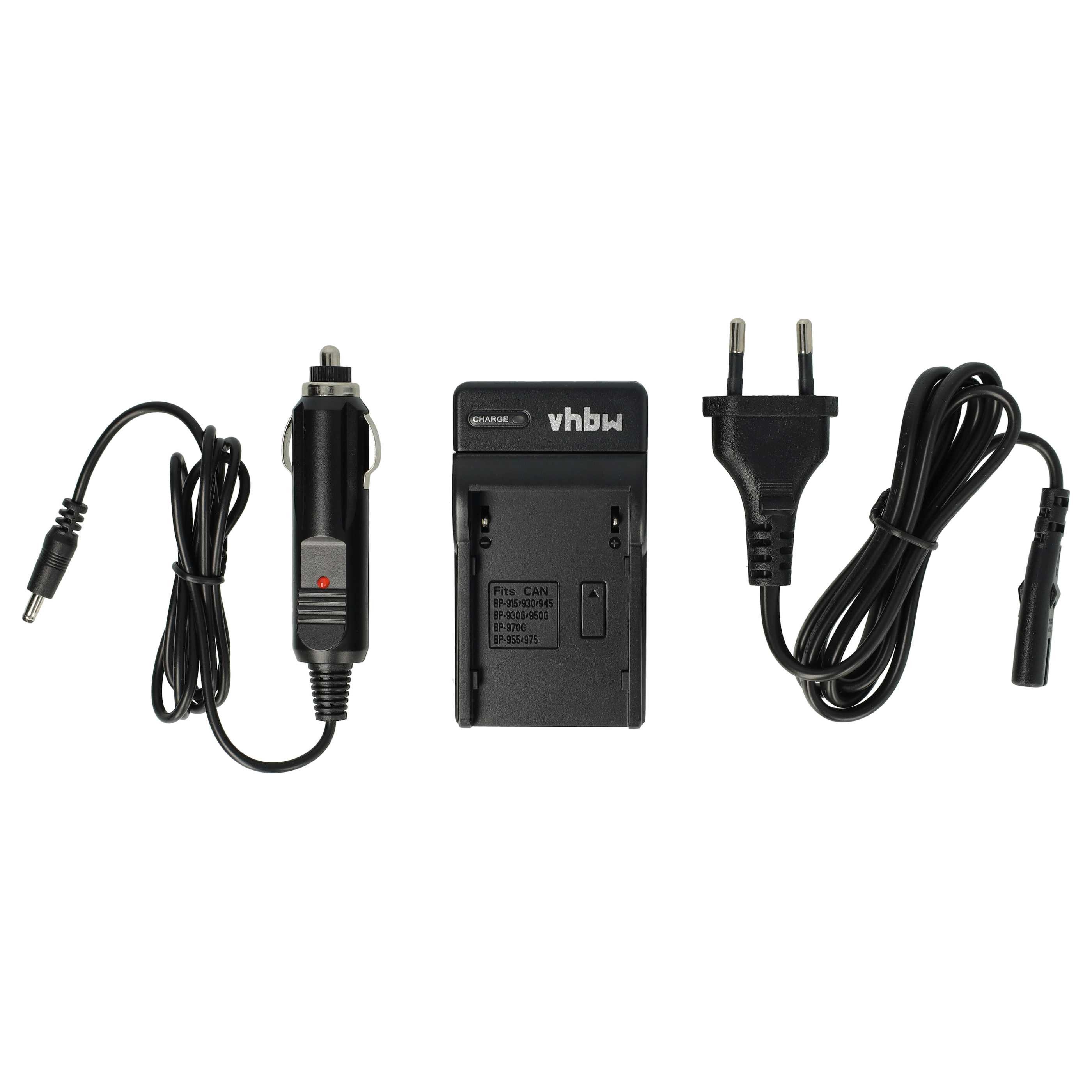 vhbw passend für Canon EOS C100, C500, C500 PL, C300, C300 PL Kamera / Foto Kamera-Ladegerät